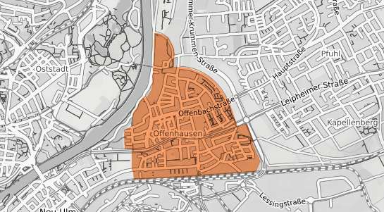 Mietspiegelkarte Neu Ulm Offenhausen